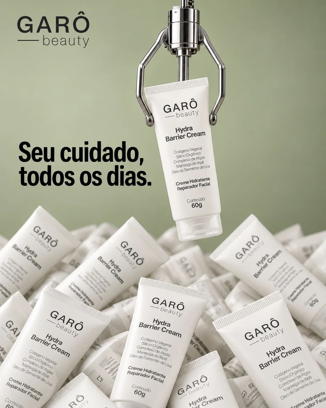 Garô — campanha de produto — lâmina 8 — estudo conceitual